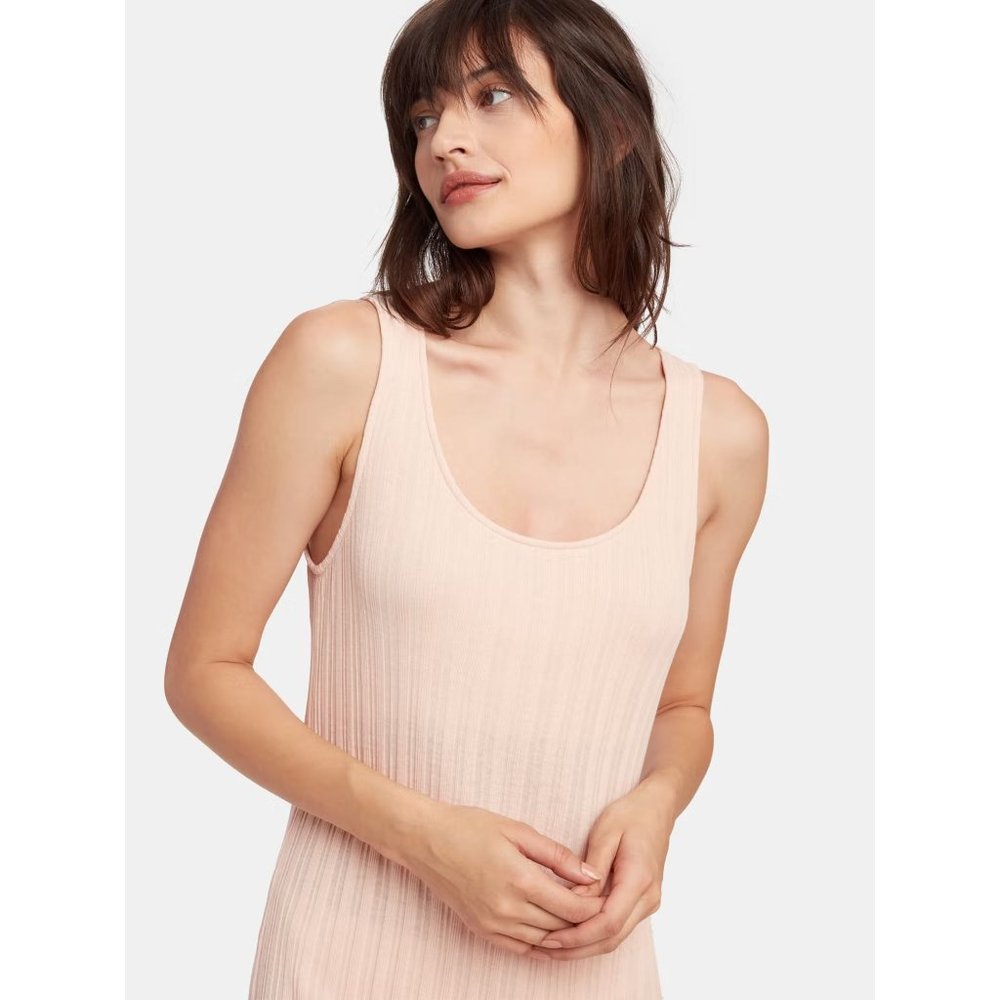 Skin - Rozlyn Ribbed Midi Chemise - NWT - Picture 2 of 8